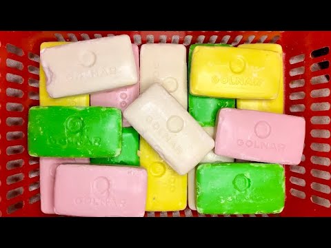 Видео: ASMR 🧼2X🔪Cutting dry soap 💚🤍💛🩷Резка сухого мыла 🫶🏻