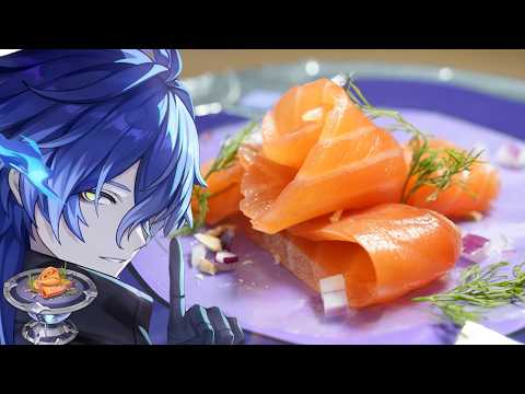 Видео: 【Блюдо из Genshin】Лосось, копчённый пламенем Флинса🔥🐟 Его фирменное блюдо «Озарение долгой ночи»IRL!