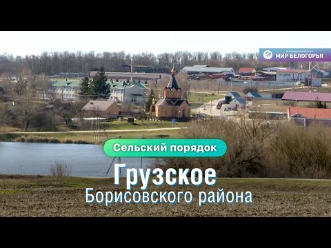 Видео: «Сельский порядок». Грузское Борисовского района (25.03.2020)