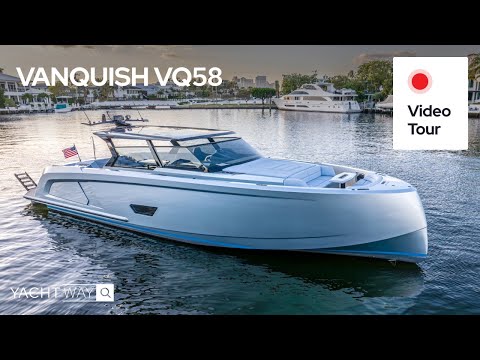 Видео: Полный тур на яхте — Vanquish VQ58 — Роллс-Ройс среди яхт