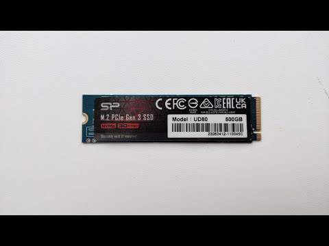 Видео: Обзор M.2 NVMe SSD накопителя Silicon Power UD80 с объёмом 512ГБ