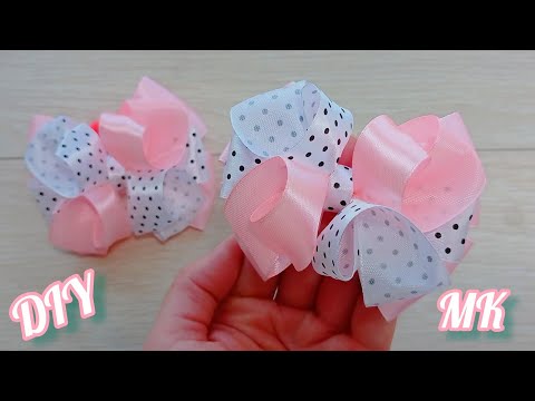 Видео: МК/Эти БАНТИКИ из лент  в моей копилке.🌿 СТИЛЬНО, ОРИГИНАЛЬНО, красиво.☘️Satin ribbon hair bows🌺