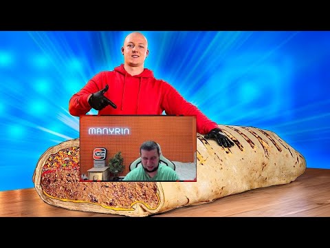 Видео: МАНУРИН смотрит ВАНЗАЯ "Я СДЕЛАЛ ГИГАНТСКИЙ БУРРИТО ВЕСОМ 125 КИЛОГРАММ"  | ВАНЗАЙ