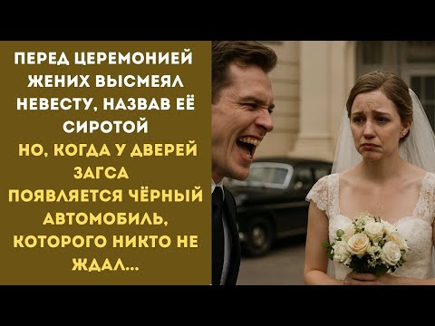 Видео: ПЕРЕД ЦЕРЕМОНИЕЙ ЖЕНИХ ВЫСМЕЯЛ НЕВЕСТУ, НАЗВАВ ЕЁ СИРОТОЙ  НО, КОГДА У ДВЕРЕЙ ЗАГСА ОСТАНОВИЛСЯ…
