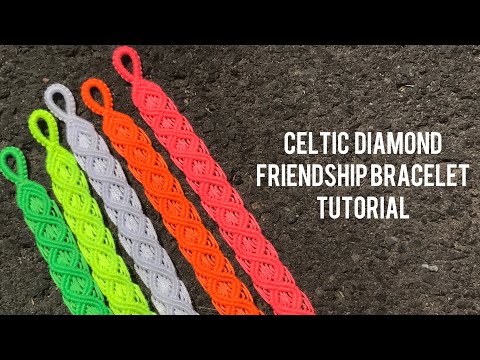 Видео: Мастер-класс по плетению браслета дружбы «Кельтский бриллиант» (средний уровень)