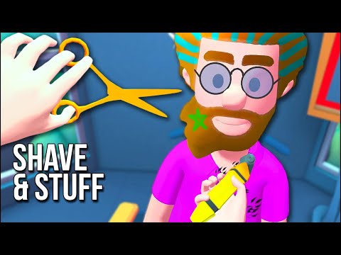 Видео: Бритье и прочее | Подстригитесь у худшего парикмахера на свете!