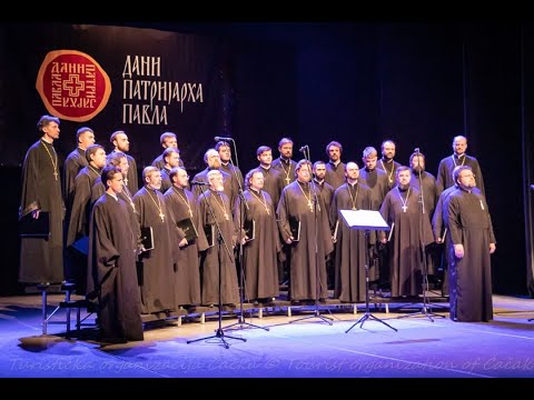 Видео: "Тамо далеко". Концерт Хора духовенства СПб в г.Ужице