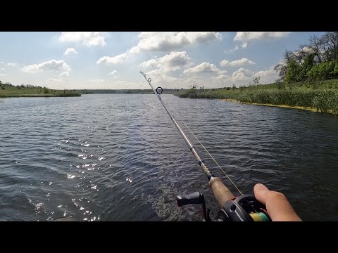 Видео: Троллинг на озере в один спиннинг.