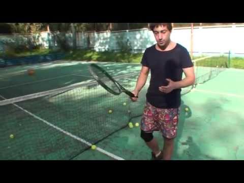 Видео: Теннис. Удары с лета. Часть 1.