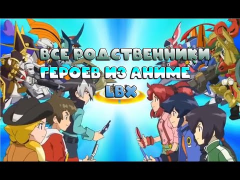Видео: ВСЕ РОДСТВЕННИКИ ГЛАВНЫХ ГЕРОЕВ из АНИМЕ LBX!