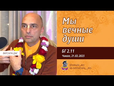 Видео: БГ 2.11. Мы вечные души (Чикаго, 21.02.2023). Ватсала дас