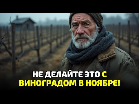 Видео: Этот совет спасает виноград от гибели! Что нужно успеть до первых морозов!