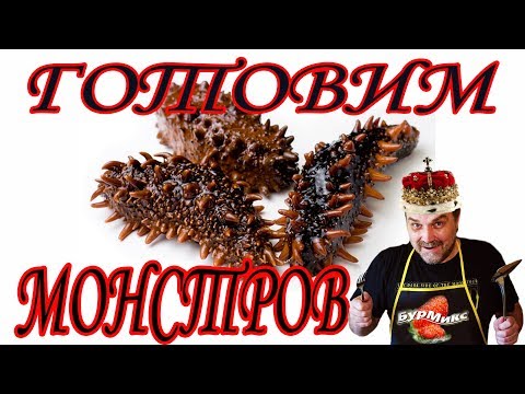 Видео: Скоблянка из кукумарии / Морской женьшень / Морской огурец