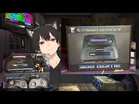 Видео: Игровая приставка 16-бит Mega Drive 300 встроенных игр