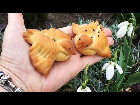 Видео: Жаворонки прилетели 🐦... Булочки пташки  в честь 40 святых
