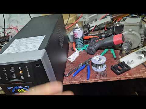 Видео: Как делать не стоит. Переделка на li-nmc ups apc 1500.