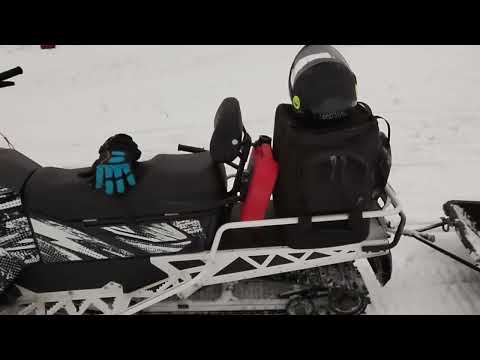 Видео: снегоход сф200, дополнительный вентилятор