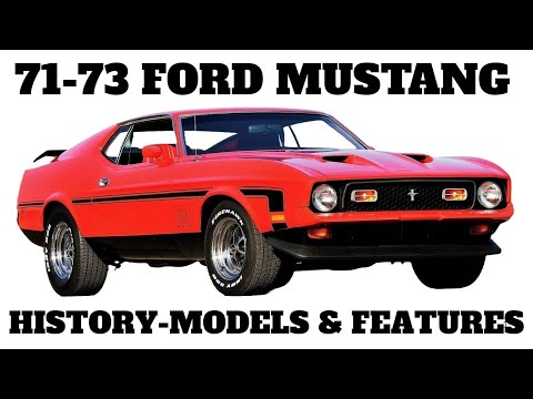 Видео: Mustang 1971–1973 годов — история, характеристики, модели и опции