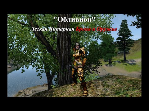 Видео: Oblivion. Легкая Янтарная Броня и Оружие. #обливион #oblivion #TES4 #oblivionnpc #игра #броня