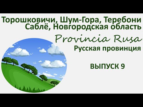 Видео: Торошковичи, Шум-гора, Теребони, Саблё, Новгородская область. Provincia Rusa выпуск 9