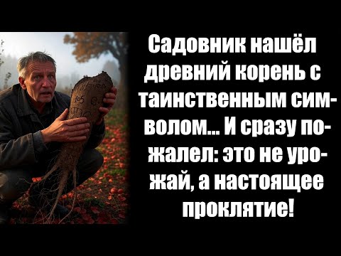 Видео: Садовник радовался, но, недолго. Он быстро пожалел когда нашёл древний корень со странным символом..