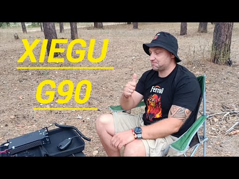 Видео: Мои первые QSO! Выехал в поля с трансивером Xiegu G90.