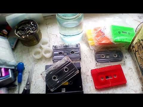 Видео: Рандомное видео: ремонтирую старые аудиокассеты