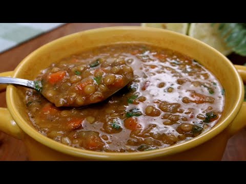 Видео: Рецепт супа из чечевицы: просто, вкусно и полезно!