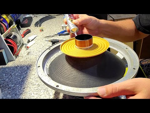 Видео: Ремонт низкочастотного динамика Cerwin Vega AT-12