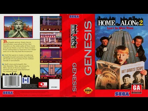 Видео: [SEGA TIME] Home Alone 2: Lost in New York - Полное прохождение (16 bit)