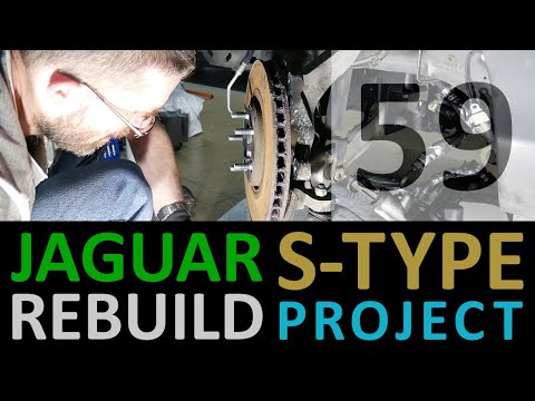 Видео: Реставрация Jaguar S-Type [59] ПЕРЕДНЯЯ ПОДВЕСКА Разборка (4) Левая сторона