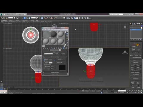 Видео: 3D Max. Упражнение №8. Часть №1. Модель электрической лампочки.