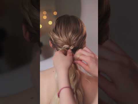 Видео: Стильный и быстрый хвост за 10 минут🤩Как вам идея? #hairstyle #хвост #прическа #hairtutorial