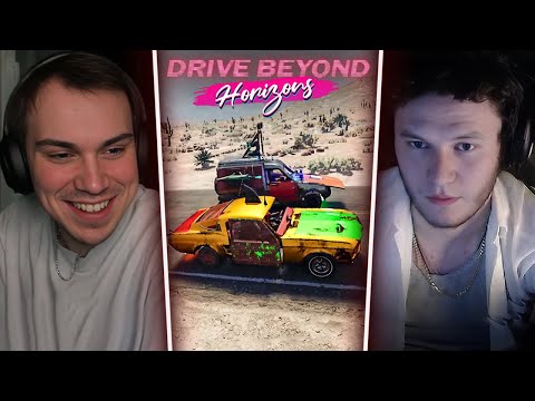 Видео: ГЛЕБ СОБИРАЕТ МАШИНУ в Drive Beyond Horizons (Юра, Лиза) | Sasavot