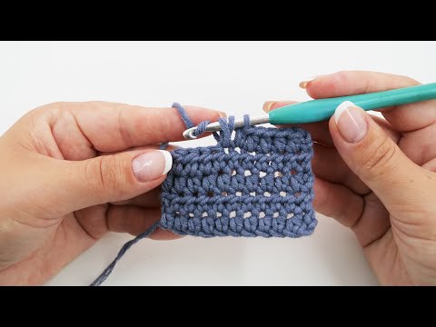 Видео: 3. Полустолбик с накидом (hdc US / htr UK)📚 Уроки вязания крючком📖 Как вязать полустолбик с накидом