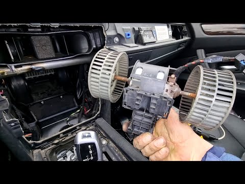 Видео: Замена мотора печки E60/E61 BMW 5