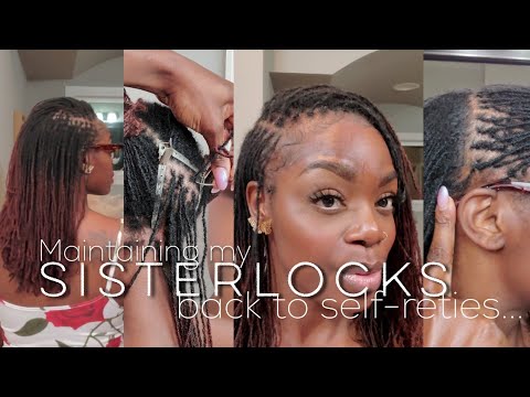 Видео: поддержание моих сестринских локонов | вернуться к seft-reties | моя настройка | cimplycece #сест...
