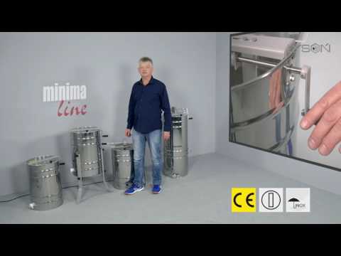 Видео: Медогонки диагональные 2-рамочные ручные