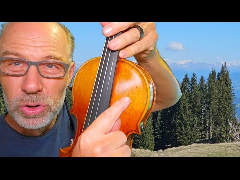 Видео: Изготовлено из древесины из леса Страдивари... первые результаты