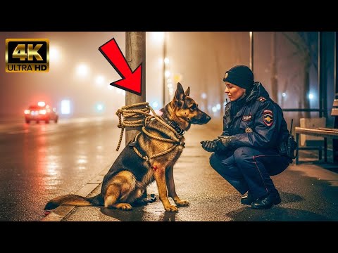 Видео: Полицейская нашла раненую собаку у остановки — правда потом растрогала весь город