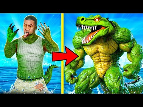 Видео: ФРАНКЛИН КРОКОДИЛ АДАМҒА АЙНАЛДЫ (GTA V)