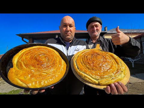 Видео: Установили родник и жена приготовила домашний слоеный хлеб с овечьим сыром