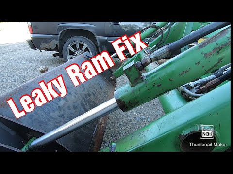 Видео: Протекающий гидравлический цилиндр — восстановление