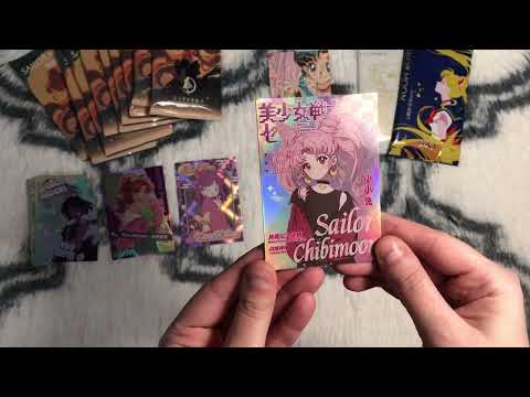Видео: Распаковка карточек Сейлор Мун Суприм | Sailor Moon Yoka 2