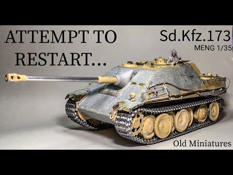 Видео: МОДЕЛЬ НЕМЕЦКОЙ САУ ЯГДПАНТЕРА в масштабе 1\35. ВТОРАЯ ЖИЗНЬ СТАРОЙ МОДЕЛИ. TANK Jagdpanther 1\35