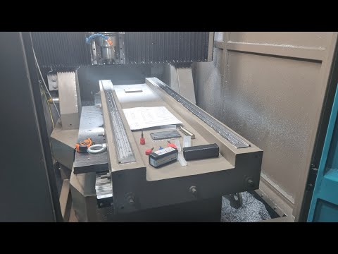 Видео: Фрезерування станини 1200 мм із переустановом на EpoxyMillCNC 800