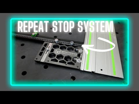 Видео: Система повторения остановок с квадратной направляющей Benchdogs UK MK 2!