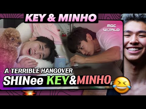 Видео: Реакция спортсмена на то, что KEY и MINHO страдают от мучительного похмелья🤢