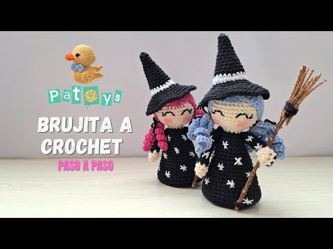 Видео: ВЕДЬМА ВЯЗАНИЕ КРЮЧКОМ / ВЕДЬМА АМИГУРУМИ