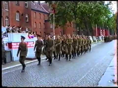 Видео: Строевой смотр 1321 МСП, Ютербог, 11 мая 1991 г